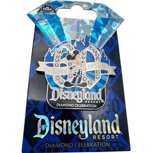 Disneyland Resort Diamond Celebration 60th Pin Mickey Mouse Collectible NEW